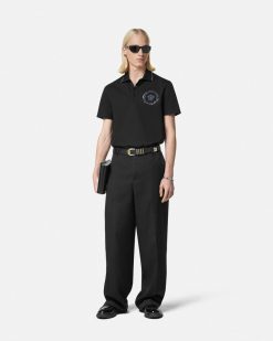 T-Shirts Et Polos | Versace Polo Medusa Cartouche