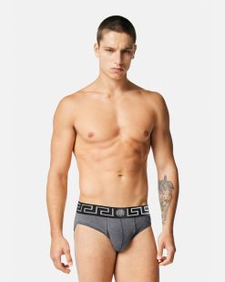 Slips | Versace Slip A Bordure Greca