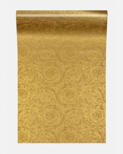 Papier Peint | Versace Papier Peint Imprime Barocco Metallics