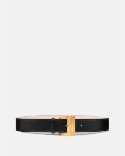 Ceintures | Versace Ceinture Greca En Cuir