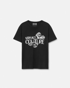 Vetements | Versace T-Shirt Watercolour Couture Avec Logo