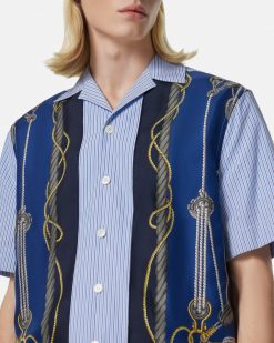 Chemises | Versace Chemise Rayee Versace Nautical