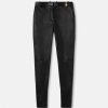 Pantalons Et Shorts | Versace Pantalon A Coupe Slim En Cuir