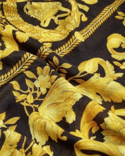 Accessoires Textiles | Versace Chale A Franges Barocco 140 Cm