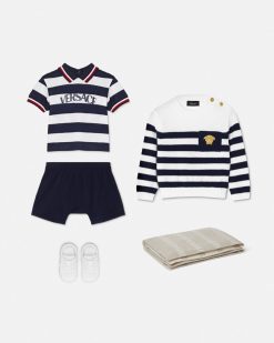 Coffret Cadeau | Versace Ensemble Polo Nautical Stripe Baby