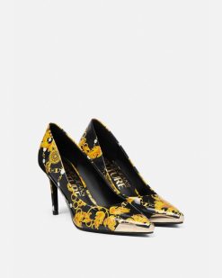 Chaussures | Versace Escarpins Mi-Hauts Scarlett Logo Couture