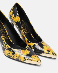 Chaussures | Versace Escarpins Mi-Hauts Scarlett Logo Couture