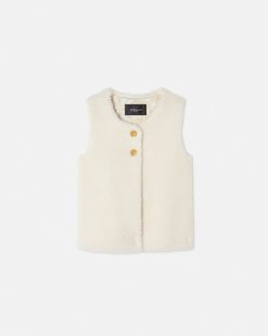 Vetements | Versace Gilet Kids En Fausse Fourrure