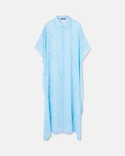 Vetements Et Accessoires De Plage | Versace Robe Longue Barocco