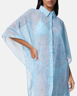 Vetements Et Accessoires De Plage | Versace Robe Longue Barocco