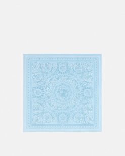 Accessoires Textiles | Versace Foulard En Soie Barocco 70 Cm