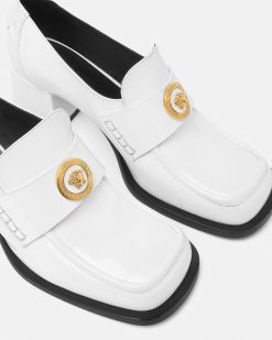 Alia | Versace Alia Escarpins Vernis Style Mocassins 55 Mm