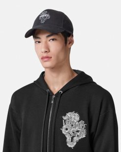 Chapeaux Et Casquettes | Versace Casquette De Baseball Annee Du Dragon