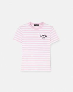 T-Shirts Et Pulls | Versace T-Shirt Nautical Stripe