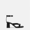 Gianni Ribbon | Versace Gianni Ribbon Sandales En Cuir 70 Mm