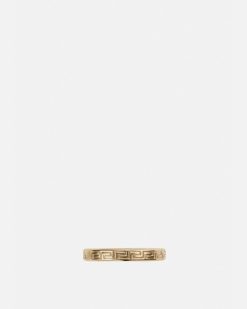 Bagues | Versace Bague Greek Key Gravee