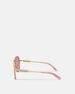 Lunettes De Soleil | Versace Lunettes De Soleil Aviateur Medusa Roller