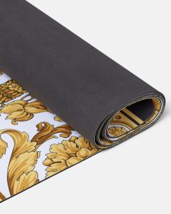 Sport | Versace Tapis De Yoga Crete De Fleur