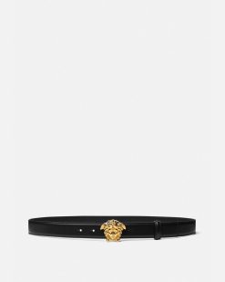 Ceintures | Versace Ceinture En Cuir La Medusa