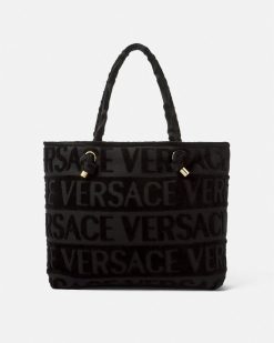 Voyages | Versace Fourre-Tout En Eponge Icon Avec Cristaux