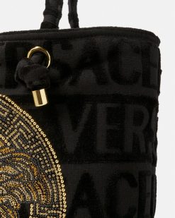 Voyages | Versace Fourre-Tout En Eponge Icon Avec Cristaux