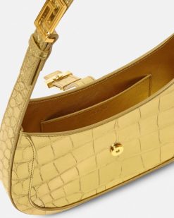 Greca Goddess | Versace Petit Sac Hobo Metallise Greca Goddess