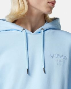 Sweats | Versace Sweat A Capuche Versace Milano Stamp