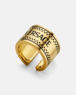 Bagues | Versace Porte-Cles '90S Vintage Versace Logo