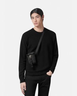 Neo Nylon | Versace Sac A Bandouliere En Jacquard Neo Nylon