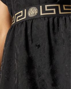 Loungewear Et Pyjamas | Versace Short De Pyjama Barocco A Bordure Greca