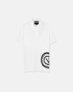 Vetements | Versace Polo A Manches Courtes V-Emblem