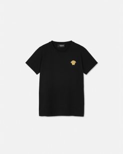 Vetements | Versace T-Shirt Medusa Kids Avec Broderie