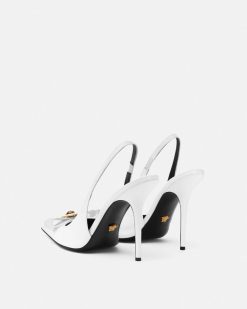 Gianni Ribbon | Versace Gianni Ribbon Slingbacks 110 Mm