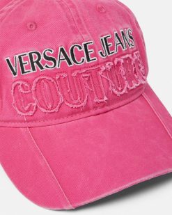 Accessoires | Versace Casquette De Baseball En Denim Avec Logo