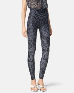 Pantalons Et Shorts | Versace Legging Barocco