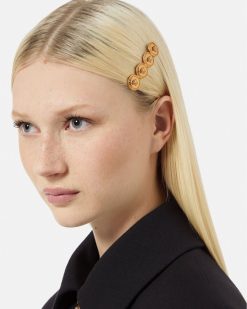 Accessoires Pour Cheveux | Versace Barrette Gauche Tribute Medusa