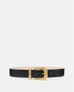 Ceintures | Versace Ceinture Medusa Heritage En Cuir