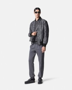 Vestes Et Manteaux | Versace Bomber Barocco Reversible