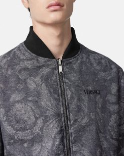 Vestes Et Manteaux | Versace Bomber Barocco Reversible