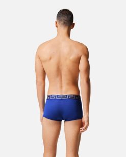 Boxers | Versace Boxer Adherent A Bordure Greca