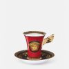 Cafe Et The | Versace Tasse A Cafe Et Soucoupe Medusa