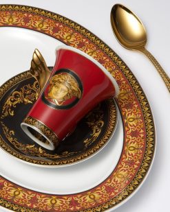 Cafe Et The | Versace Tasse A Cafe Et Soucoupe Medusa