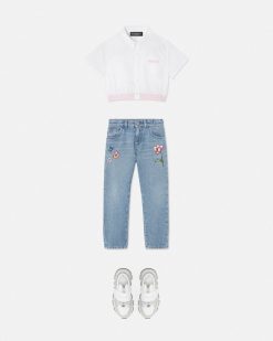 Vetements | Versace Chemise Courte Kids Greca