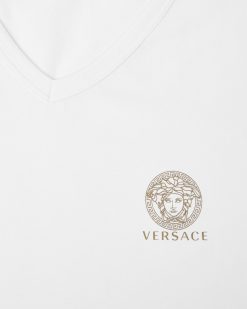 Loungewear Et Pyjamas | Versace Maillot De Corps Medusa