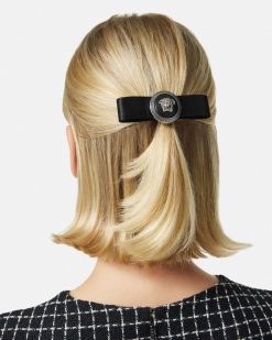 Accessoires Pour Cheveux | Versace Pince A Cheveux Gianni Ribbon