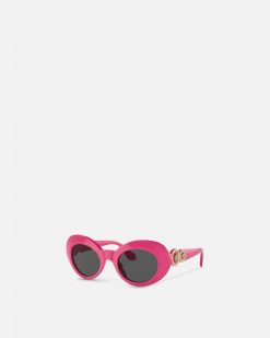 Accessoires | Versace Solaires Ovales Enfants Medusa Biggie