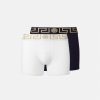 Boxers | Versace Lot De Deux Boxers Adherents Longs Greca