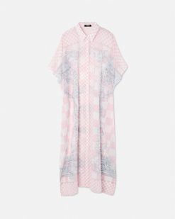 Vetements Et Accessoires De Plage | Versace Robe-Chemise Medusa Contrasto