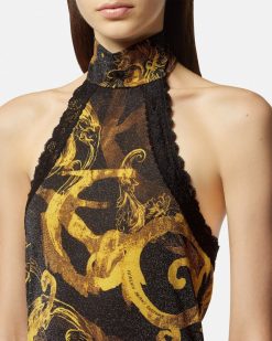 Vetements | Versace Haut Dos Nu Watercolour Couture