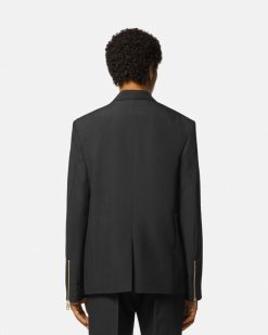 Vetements | Versace Blazer A Coupe Droite